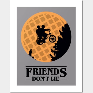 Friends Don't Lie Waffle Posters and Art